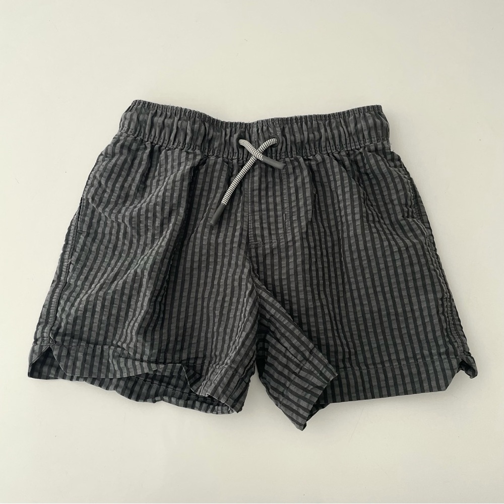 Boys Target Art Class Swim Trunk S 6/7 Seersucker Stripe